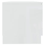 TV Cabinets 2 pcs High Gloss White 80x35x36.5cm Engineered Wood 811479