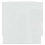 TV Cabinets 2 pcs High Gloss White 80x35x36.5cm Engineered Wood 811479