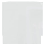 TV Cabinets 2 pcs High Gloss White 80x35x36.5cm Engineered Wood 811479