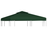 Gazebo Cover Canopy Replacement 310 g / m Green 3 x 3 m 40876