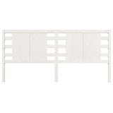 Headboard White 156x4x100 cm Solid Wood Pine 818776
