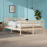 Bed Frame without Mattress 160x200 cm Solid Wood 3105325
