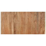 Dining Table Black 180x90x77 cm Solid Wood Acacia 351642