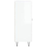 Sideboard High Gloss White 69.5x34x90 cm Engineered Wood 830254