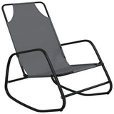 Sun Lounger Set of 2 Grey Powder-coated steel, textilene Standard 318141