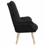 Armchair Black 61 x 78 x 98 cm Sherpa Fabric 42001848