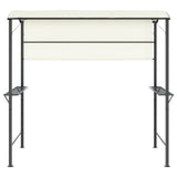Gazebo with Roof 220x110x200 cm Cream 318532
