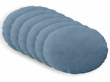 Cushion Cover 6 pcs HEERLEN Blue 60 cm Corduroy 922928