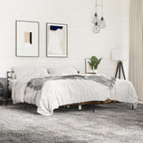 Bed Frame without Mattress Smoked Oak 180x200 cm Super King 3280059