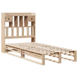 Bookcase Bed without Mattress 100x200 cm Solid Wood Pine 3323953