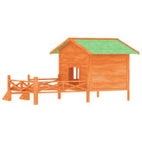 Dog Kennel Brown 159x120x88.5 cm Solid Wood Pine 172270