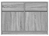 Sideboard with Drawer Grey Sonoma 80x34x76 cm Engineered Wood 861540