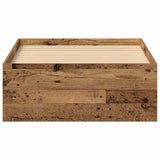 Bed Frame without Mattress Old Wood 75x190 cm Engineered Wood 3329309