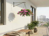 Artificial Flowers Pink 55 x 50 x 57 cm PE and Steel 42042382