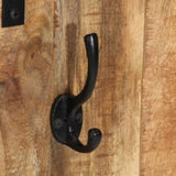 Coat Rack 35x8x110 cm Solid Rough Wood Mango 358918