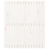 Wall Headboard White 95.5x3x110 cm Solid Wood Pine 824934