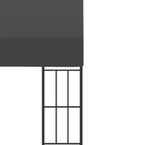 Wall-mounted Gazebo 3x6 m Anthracite Fabric 47992