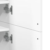 Shoe Cabinet White 80x39x178 cm Engineered Wood 3276672