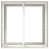 Planter White 80x80x80 cm Steel 860781