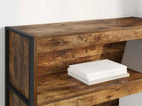 Book Cabinet Smoke Oak 80 x 30 x 121 cm Engineered Wood 886416