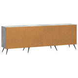 TV Cabinet Concrete Grey 150 x 31 x 50 cm Engineered Wood 895608