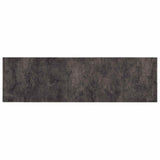 Kitchen Rug Black Concrete 300 x 60 cm 100% Polyamide Washable 42045700