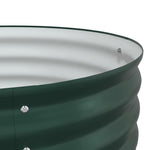 Garden Raised Bed Green 400 x 80 x 44 cm Steel 42008127