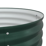 Garden Raised Bed Green 400 x 80 x 44 cm Steel 42008127