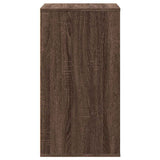 Corner Chest of Drawers Brown Oak 60x41x76 cm Engineered Wood 852876