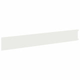 Lawn Edging 10 pcs 102 x 15 x 4 cm Steel White 8008766