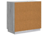 Sideboard Grey Sonoma 66 x 34.5 x 87 cm Engineered Wood 895331