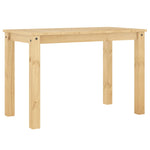 ZNTS Dining Table Panama 117x60x75 cm Solid Wood Pine 4005702