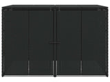 Box Garbage Bin Box 2 pcs Black 130 x 80 x 115 cm Polyethylene 42008242