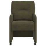 Dining Chairs with Wheels 2 pcs Army green 57 x 67 x 95 cm 42017846