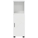 Bathroom Cabinet with Storage High Gloss White 30 x 35 x 95 cm 883318