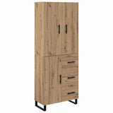 Highboard with Drawer 2 pcs Artisan Oak 69.5 x 34 x 180 cm 3415920