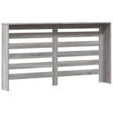 ZNTS Radiator Cover Grey Sonoma 149x20x82 cm Engineered Wood 852704