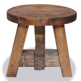 Stool Solid Mahogany Wood 244508