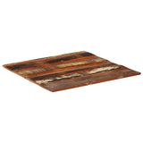 Square Table Top 80x80 cm 15-16 mm Solid Reclaimed Wood 286051