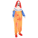 Halloween Scary Clown SPOOKA Yellow and Blue 126.5 x 180 cm 42048672