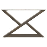 Coffee Table Legs 2 pcs Natural Steel 70x cm Steel 4012715