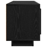 TV Cabinet Black Oak 102 x 35 x 45 cm Engineered Wood 880533