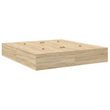 Storage Bed Frame with Drawer Sonoma Oak 200 cm Engineered Wood 3335623