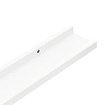 Wall Shelves 4 pcs White 115x9x3 cm 326664