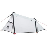 Camping Tent Tunnel 2-Person White Blackout Fabric Waterproof 94615