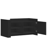Coffee Table Black 100x50x50 cm Engineered Wood 848361