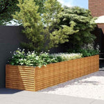 Garden Raised Bed 479x100x69 cm Corten Steel 152006