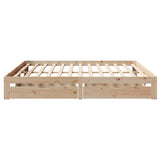 Bed Frame with Drawers without Mattress 200x200 cm 3301956