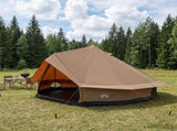 Family Tent Brown 10-Person Polycotton 42017501