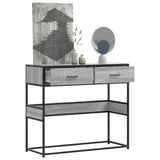 Console Table Grey Sonoma 90x35x80 cm Engineered Wood 849177
